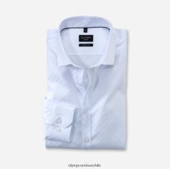 No. six super slim, camisa business, kent moderno, blanco OLYMP ropa 82622D239