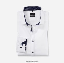 No. six super slim, camisa business, kent moderno, blanco OLYMP ropa 82622D44