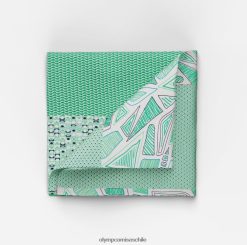 pañuelo de bolsillo 30x30cm, verde lima OLYMP accesorios 82622D2596