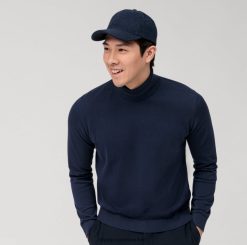 prendas de punto casual cuello alto, marino OLYMP ropa 82622D1895