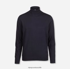 prendas de punto corte moderno, jersey de cuello alto, marino OLYMP ropa 82622D1901