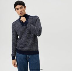 prendas de punto de corte moderno, chaqueta tipo jersey con cremallera, marino OLYMP ropa 82622D1749