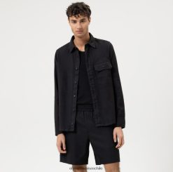 sobrecamisa casual elegante de nivel cinco, camisa casual, negro OLYMP ropa 82622D1958