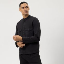 sobrecamisa casual elegante de nivel cinco, camisa casual, negro OLYMP ropa 82622D1965