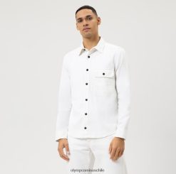 sobrecamisa casual elegante nivel cinco, camisa casual, blanco OLYMP ropa 82622D1949