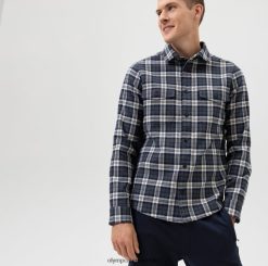 sobrecamisa casual elegante nivel cinco, camisa casual, kent, marine OLYMP ropa 82622D1954