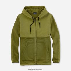 sudadera modern fit, sudadera, verde lima OLYMP ropa 82622D1946