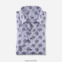 tendenz modern fit, camisa business, new kent, gris plata OLYMP ropa 82622D1728