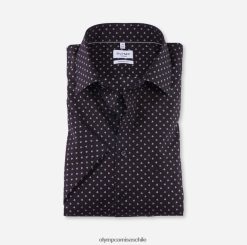 tendenz modern fit, camisa business, new kent, negro OLYMP ropa 82622D1733