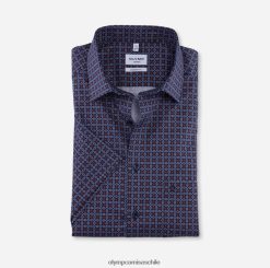 tendenz modern fit, camisa business, new kent, rojo OLYMP ropa 82622D1715