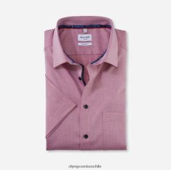 tendenz modern fit, camisa business, new kent, rojo OLYMP ropa 82622D1722