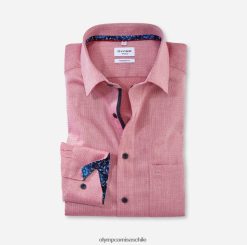 tendenz modern fit, camisa business, new kent, rojo OLYMP ropa 82622D1734