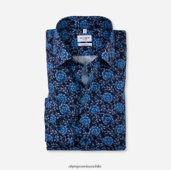 tendenz modern fit, camisa de negocios, new kent, marine OLYMP ropa 82622D1729